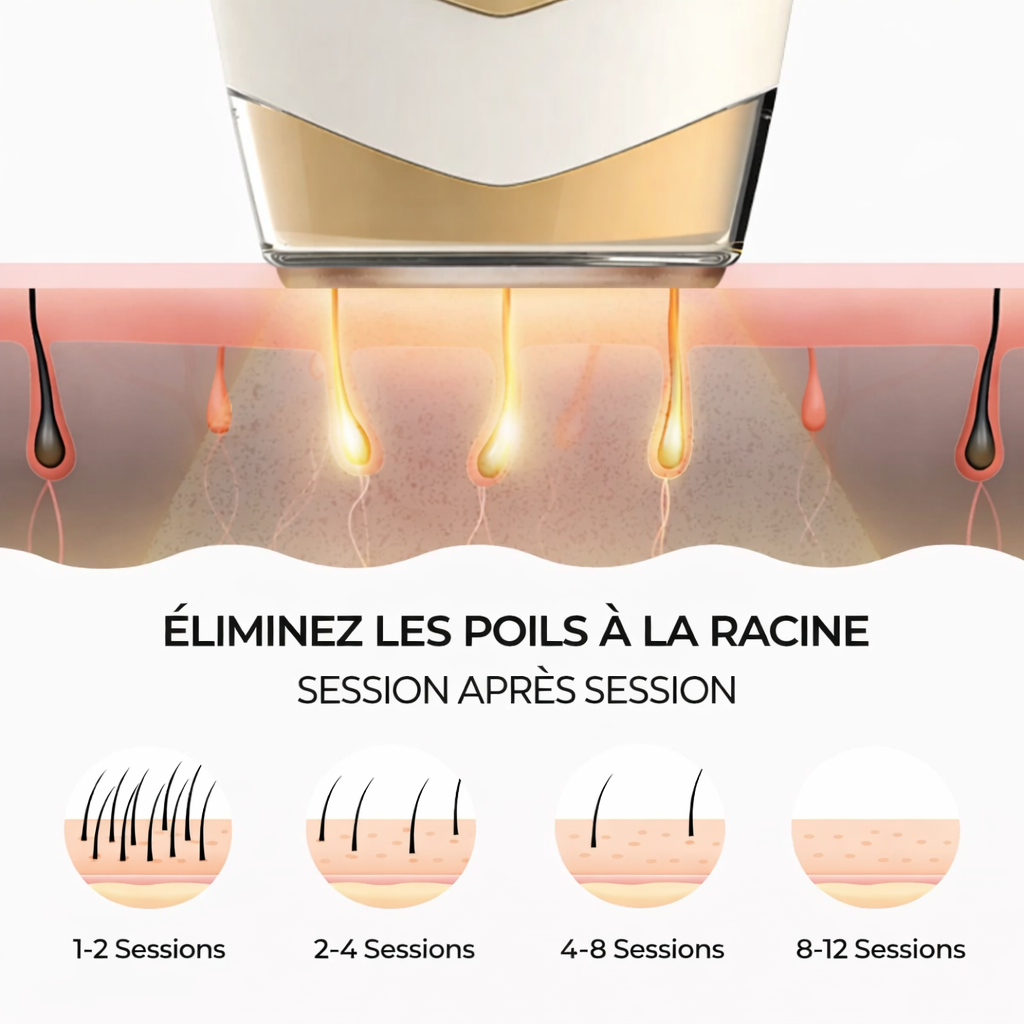 EvoGleam – Épilateur IPL Professionnel à Domicile