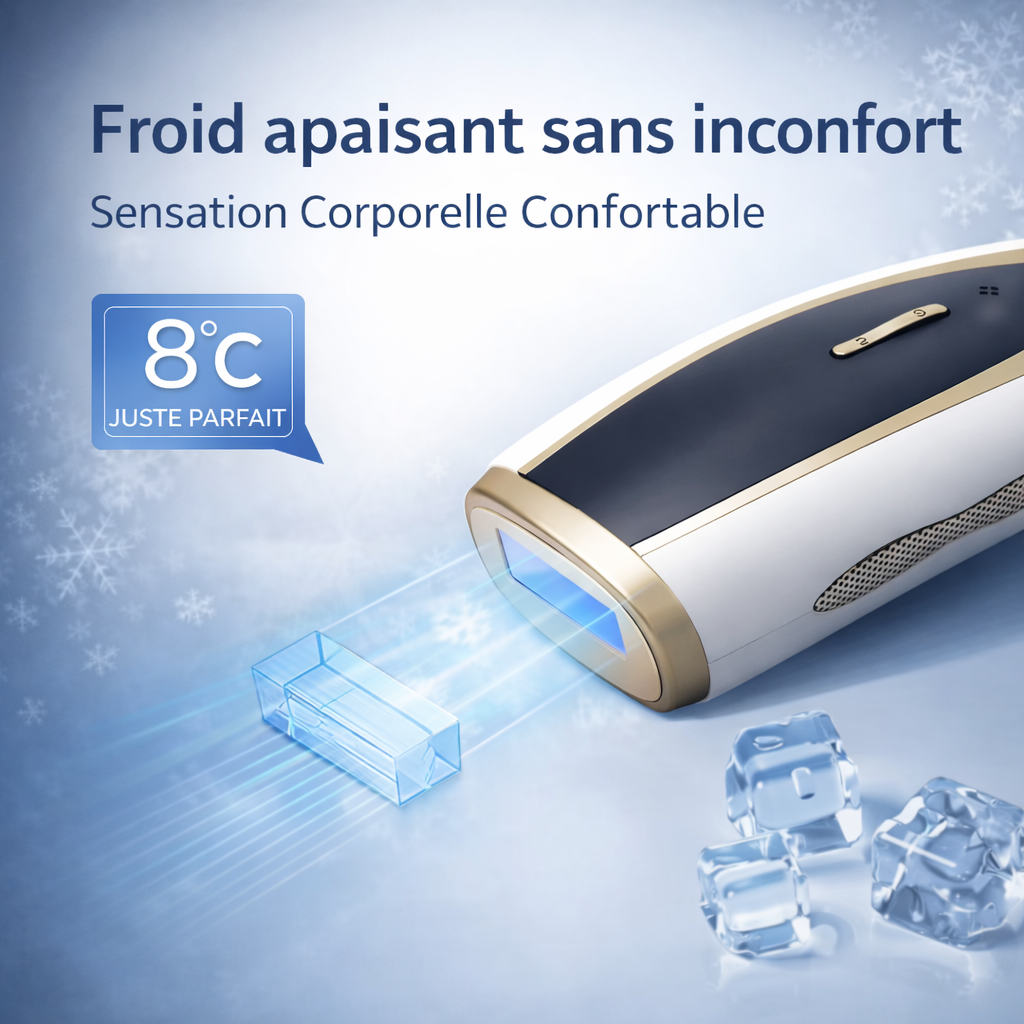 Épilateur à Lumière Pulsée EVOGLEAM Pulse Max – Épilation IPL à domicile