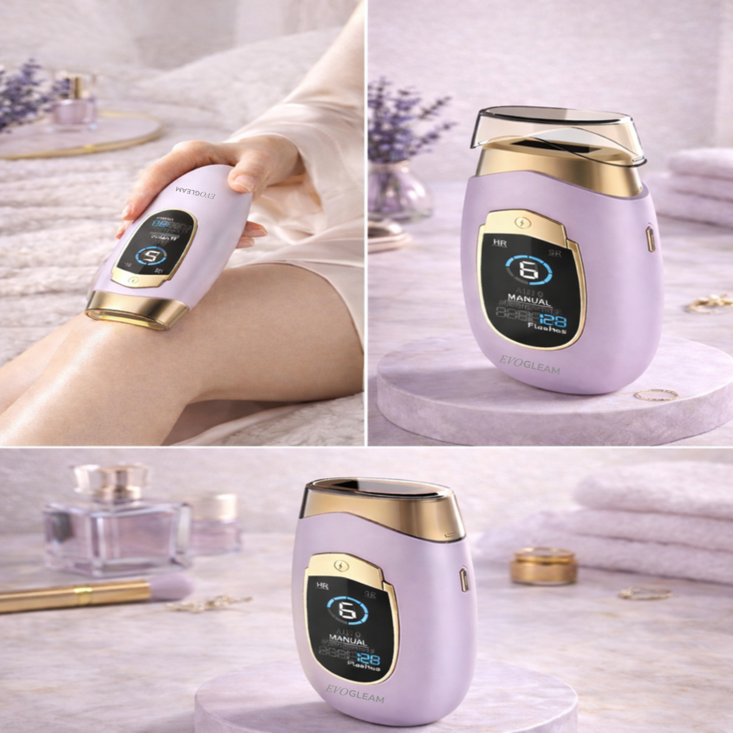 EvoGleam – Épilateur IPL Professionnel à Domicile