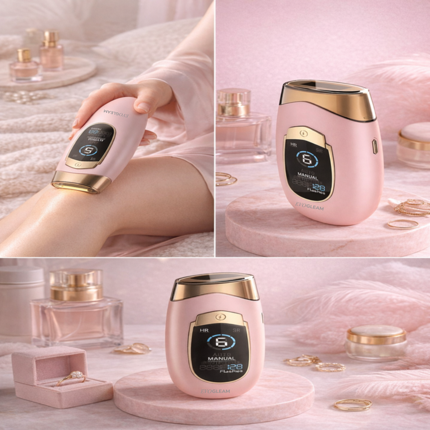 EvoGleam – Épilateur IPL Professionnel à Domicile