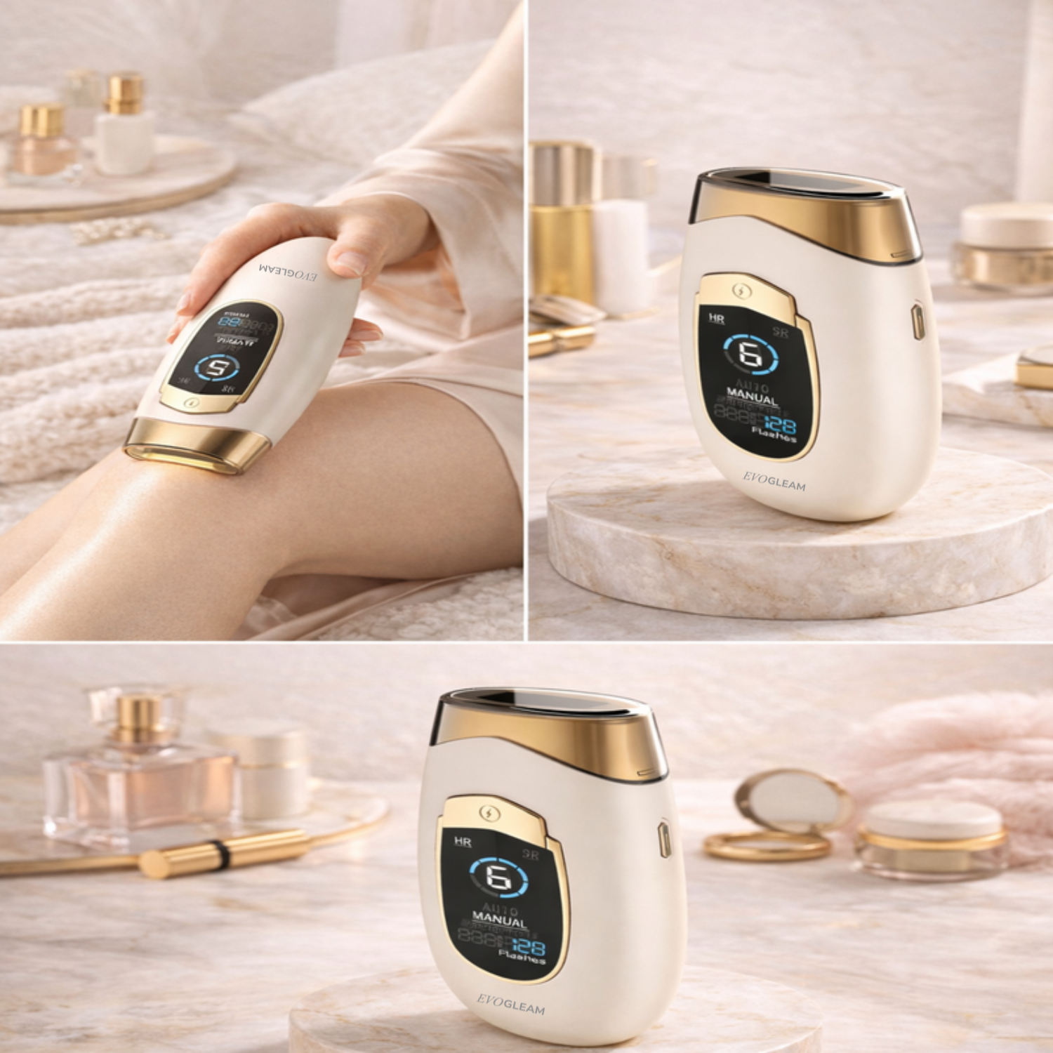 EvoGleam – Épilateur IPL Professionnel à Domicile